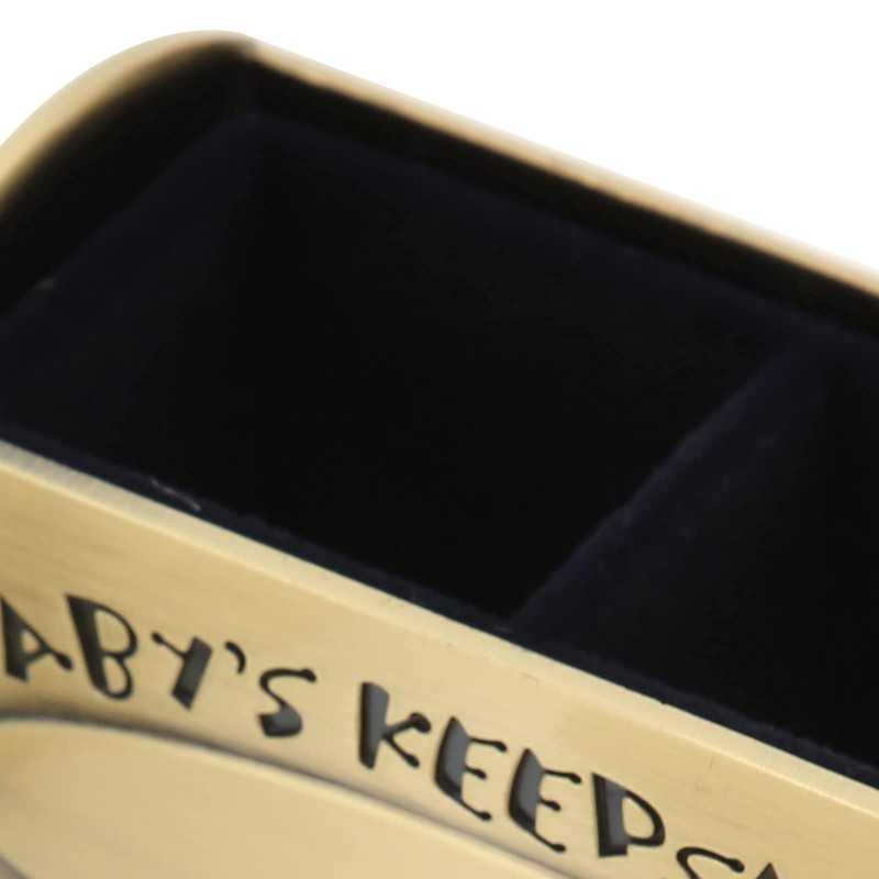 Cyrank Baby First Tooth and Curl Keepsake Box, Tooth Holder