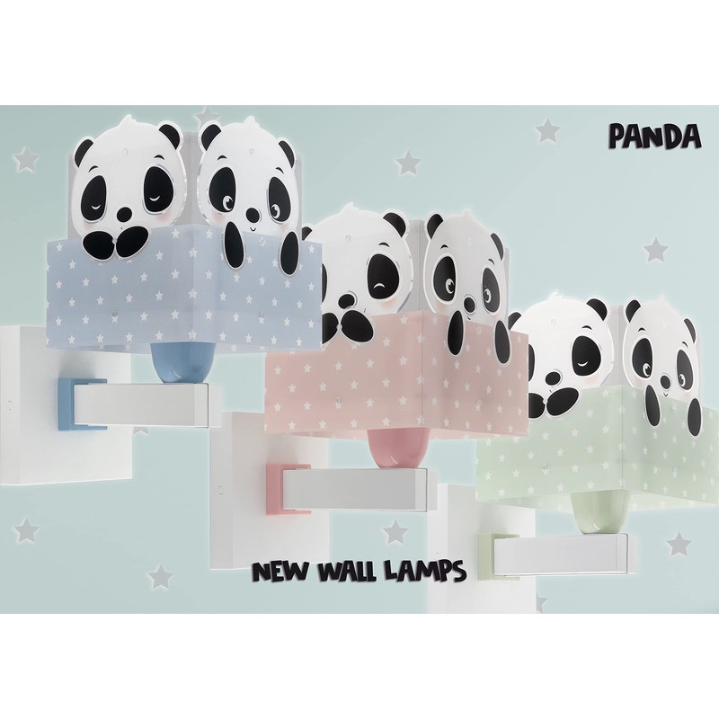 Dalber 63161H E14 Children's Table Lamp Bedside Lamp Panda Animals