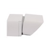 Deckorators Textured White Aluminum Rapid Rail Stair Bracket Kit (4-Pack)