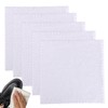 Shoe Polishing Cloth [Set of 5 White] Soft Polishing Cloth