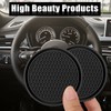4 PCS Car Cup Holder Coaster, Universal Auto Anti Slip