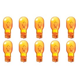 CEC Industries #906A (Amber) Bulbs, 13.5 V, 9.315 W, W2.1x9.5d Base, T-5 shape (Box of 10)