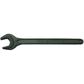 Bahco 894M-11 Single Open End Wrench, Grey, 11 mm