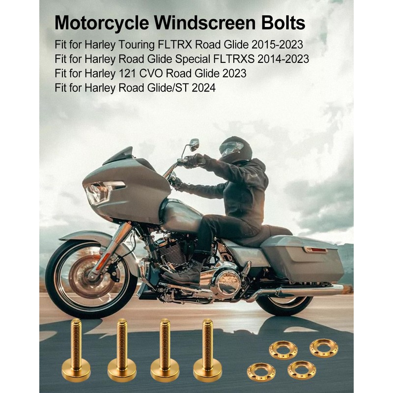Windshield Screws Fit for Harley Touring FLTRX Road Glide FLTRXS