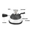 Butane Burner Adjustable Flame Easy Operation Stainless Steel Highly Durable
