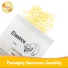 500 Pcs Orthodontic Elastic Rubber Bands, 3.5 Ounces Heavy Dental