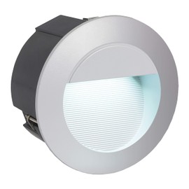 Eglo Zimba LED Recessed Light, Die-Cast Aluminium, 2.5 W, Silver, Cast Aluminium, Silver 2.5W 240V