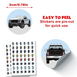 Heavy Trucks Semi Truck Labels Stickers Transportation Theme Decor for Boys 1st Birthday Party Baby Shower Decorations Favors Supplies Photo Booth Props 240 PCS