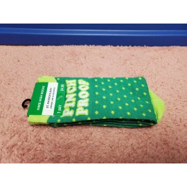 St Pattys Day Knee High Socks Leprechaun St Patricks Day "Pinch Proof" Socks