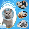 Nobleza Cat Cone Collar Soft Cat Recovery Collars Cones After