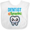 inktastic Future Dentist in Training Baby Bib White 4305a