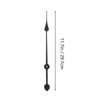 SHINEOFI DIY Wall Clock Movement Mechanisms, Long Shaft Clock Mechanism