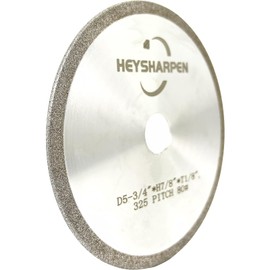 CBN Chainsaw Grinding Wheel 5-3/4 inch,1/8 inch Thick,7/8 inch Arbor for 1/4" and .325 Pitch Steel Chains(80 Girt)