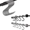 Glamified S Hooks for Hanging Clothes (10 Pack), Stainless Steel