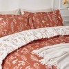 Bedsure King Comforter Set - Terracotta Bed Set, 3 Pieces
