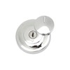 Motorcycle Fuel Tank Lock Cap with 2 Keys Aluminum Rustproof