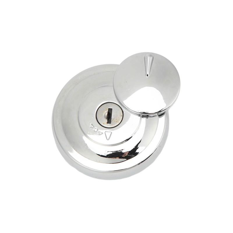 Motorcycle Fuel Tank Lock Cap with 2 Keys Aluminum Rustproof