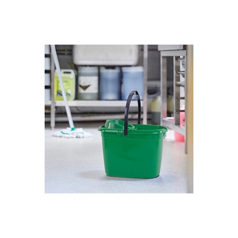 Robert Scott Green Mop Bucket & Wringer - 1x12ltr