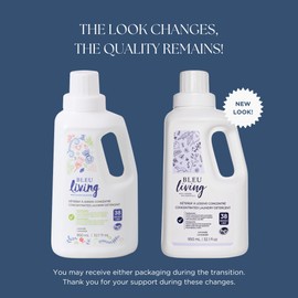 Bleu Lavande - 3 Pack Natural Liquid Laundry Detergent - Concentrated Detergent - Biodegradable - Pure Lavender Essential Oil - No Phosphates - No artificial fragrances - 3x 32.1 Fl Oz