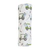 Mud Pie Kids White Golf Swaddle; 47" X 47"