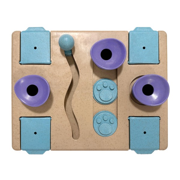 fouFIT Hide n Seek Multi-Play Busy Board Puzzle Treat Dispensing