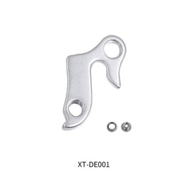 Derailleur Hanger Unisex Aluminium Alloy Derailleur Hanger MTB Derailleur Mech Rear Derailleur Bicycle Hanger Adapter Aluminium Hanger Road Bike Trekking Adult One Size Silver Pack of 2