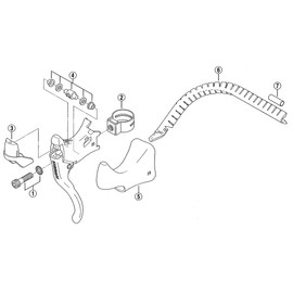 SHIMANO 86C98100 Rubber Handle, Black, One Size