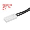 sourcing map Normally Close Temperature Switch, 40°C N.C 5A Thermal