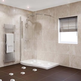 Coufce 12 Pcs Non Slip Bathtub Stickers White Adhesive Decals Sea Shell Shape Shower Stickers for Floor, Ladders, Bath Tub, Stairs, Bathroom