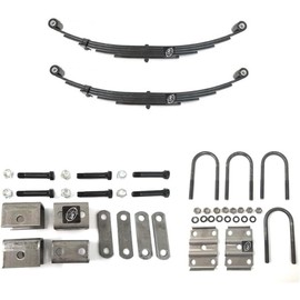 SOUTHWEST WHEEL USA Made 5,200 lbs. Trailer Axle Suspension Kit Incl. Leaf Springs, Hanger & U-Bolt kit
