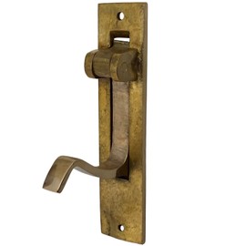 The King's Bay Solid Brass Victorian Pocket Door Pull (Brass)