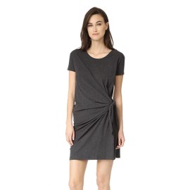 Hatch Maternity Women’s THE TALIA DRESS Cotton Blend Charcoal Size 3 (L/12)NEW