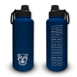 New Zealand Warriors NRL Rugby League Stainless Steel 960ml Drink Bottle