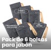Triko Set 6 Piezas Bolsa de Jabón Exfoliante de Malla,