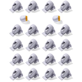 Safety 1st Adhesive Magnetic Cabinet Locks, Includes 20 Child Locks for Cabinets & Drawers, 2 Keys, White