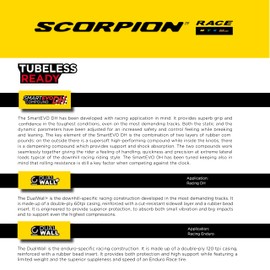 Pirelli Scorpion Race Enduro M Mountain Bicycle Tire (27.5" x 2.5) for Off-Road Adventures, Tubeless Ready, SmartEVO DH, DualWall, Black, 60 TPI (1 Tire)