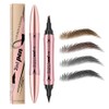 KBRPEY Microblading Eyebrow Pencil, Eyebrow Pencil, 2-in-1 Dual-Ended Eyebrow Pencil