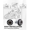 Frautumnther 2PCS 33302-T2A-A01 Front Turn Signal Bulb Socket S25W Fit