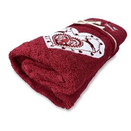 Tex family Towel Set Tyrolean Heart Red