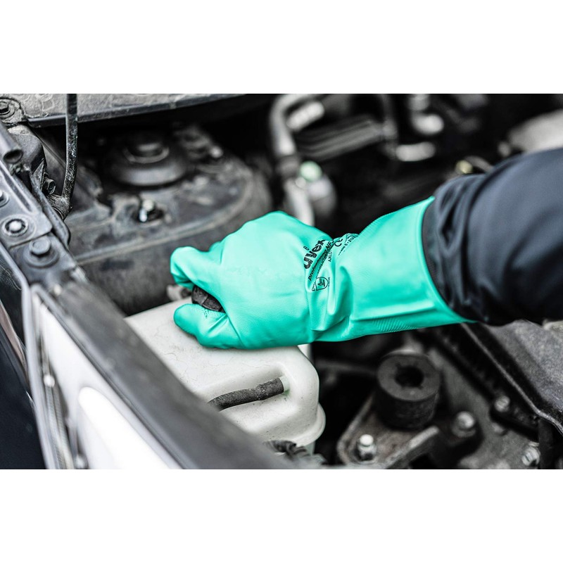 Uvex nitrile chemical gloves, high quality protection against chemical and