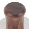 Wood Handle Coffee Tamper Stainless Steel Press Detachable Flat Base