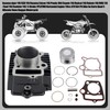 PowerMotor 52.4mm Cylinder Assembly with Gaskets and Piston Ring Rebuild