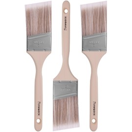 Paint Brush, 2IN Stain Brushes for Painting Walls House Touch-Ups,Furnitures and Fence Staining, Wooden Handle Masonry Paintbrush(3 Packs)