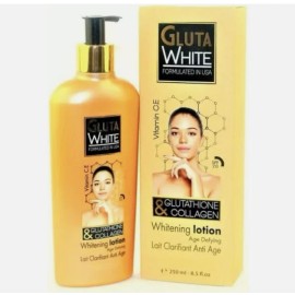 Collagen ++ Gluta white Glutathione and Collagen Whitening Lotion 250ml FREE SHIPPING