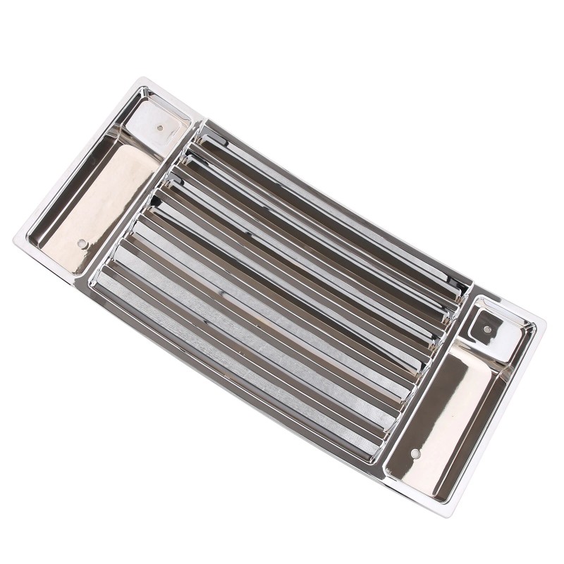 auguisy-motortrim Fit For Hummer H2 2003-09 Chrome Hood Deck Vent