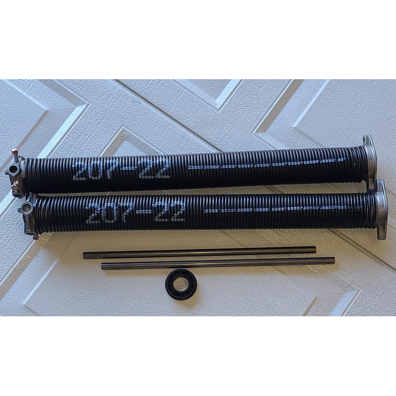 Pair of 207 X 2" X 22" Garage Door Torsion
