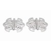 Butterfly Hinge Polished Nickel Finish Flush Mount Hinge 2 Hinges