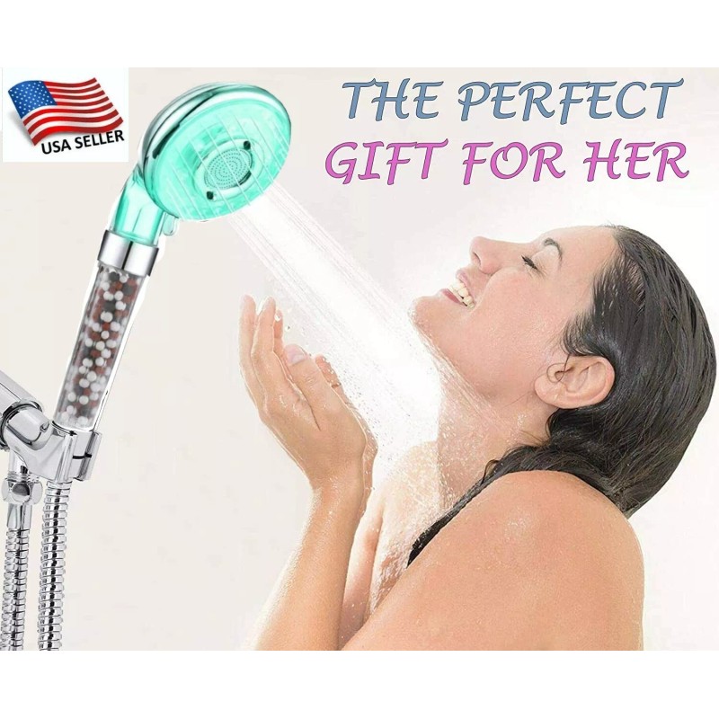 RTgenesis Shower Head Hydroelectric Colors Changing LED plus FILTRATION SYSTEM
