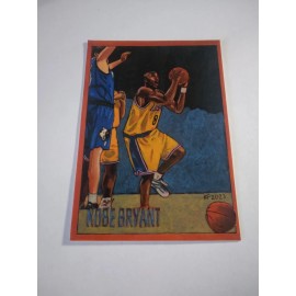 Kobe Bryant Rookie Basketball Artcard Print.