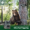 picache Trail Camera, Wildlife Monitoring Device,0.1s Trigger No-Glow IR Night
